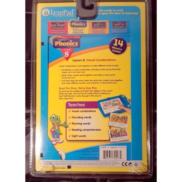 LeapPad Phonics Program Book #8 Rainy Day Play - Picture 2 of 2